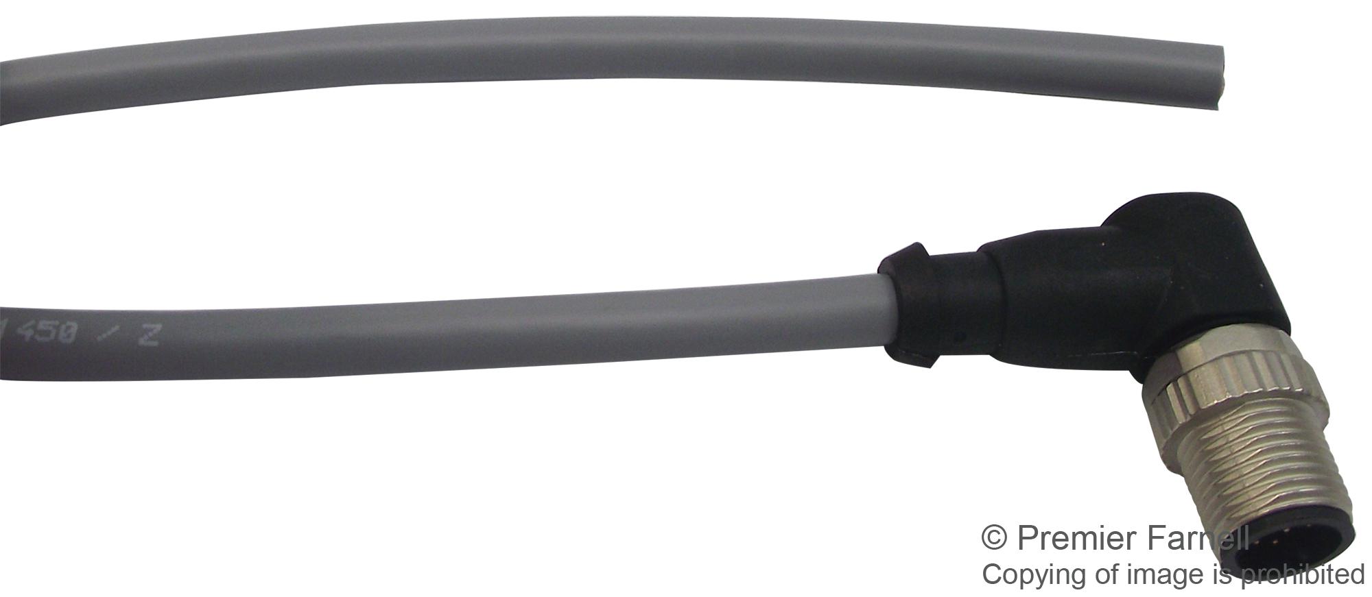 21 34 860 0C79 010 SENSOR CORD, 12P, M12 PLUG-FREE END, 1M HARTING