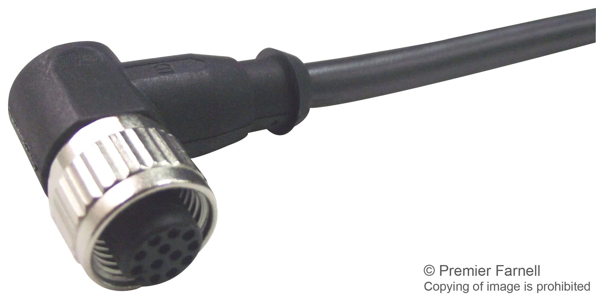 21 34 870 0C78 010 SENSOR CORD, 12P, M12 RCPT-FREE END, 1M HARTING