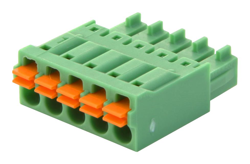 FMC 1,5/ 5-ST-3,81 TERMINAL BLOCK, PLUGGABLE, 5POS, 16AWG PHOENIX CONTACT