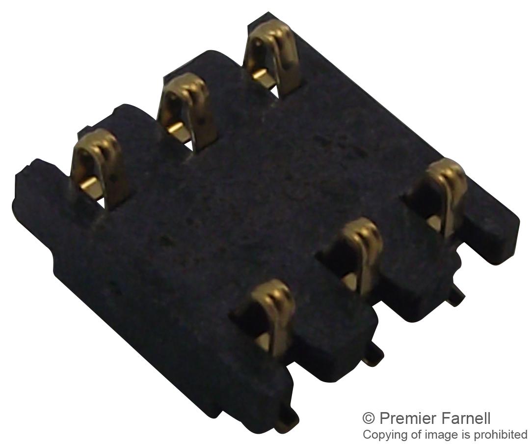1932771-1 CONNECTOR, HEADER, 6POS, 2ROW, 1.6MM TE CONNECTIVITY