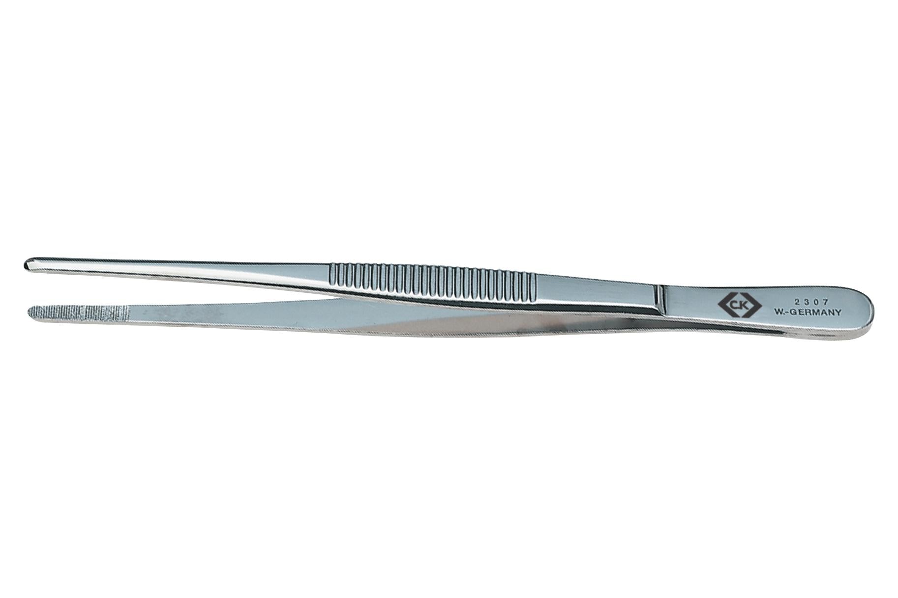 T2307 PRECISION TWEEZER, BLUNT TIP, 145MM CK TOOLS