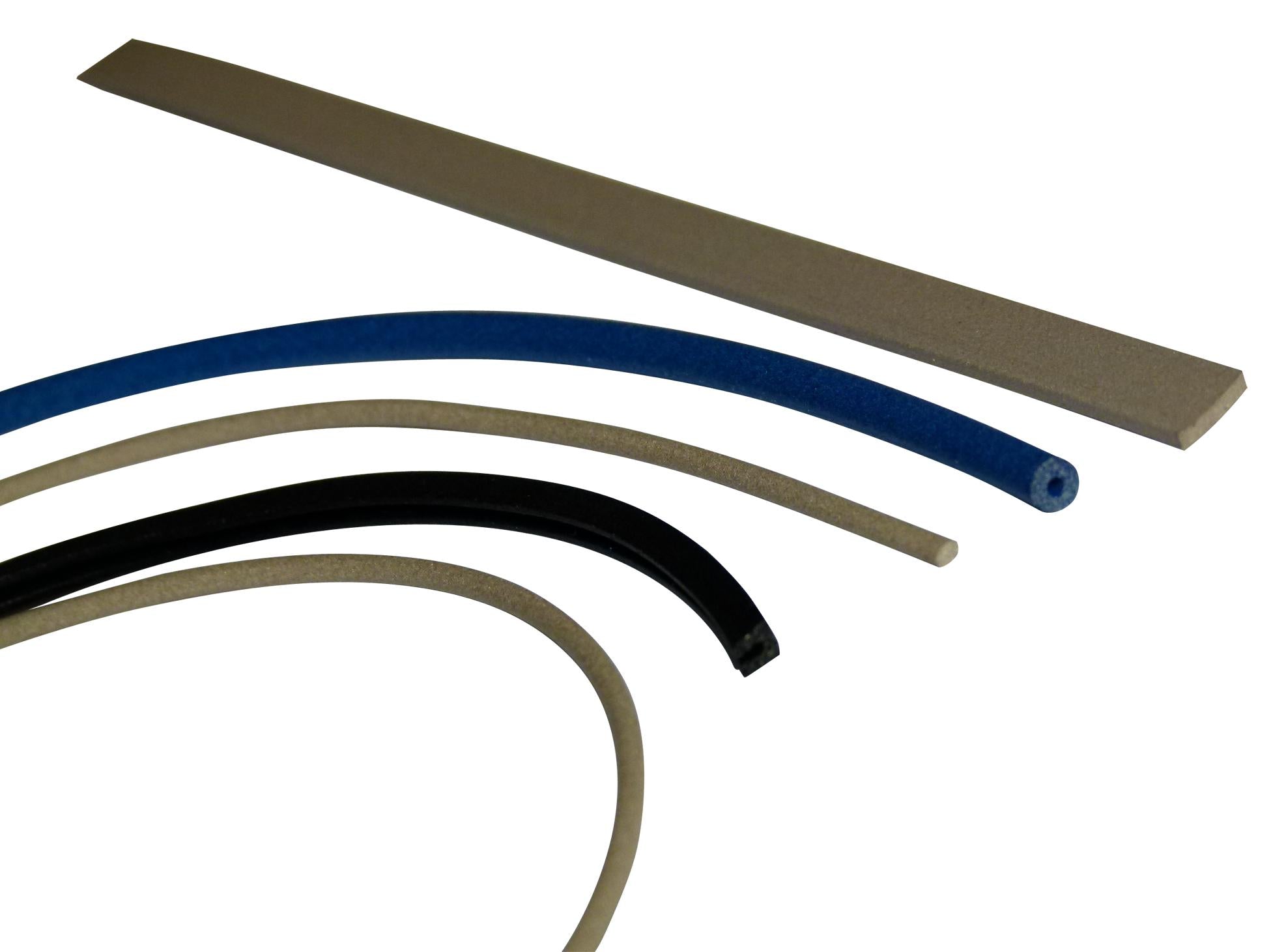 8865-0105-93 EMI GASKET, D SHAPE, SILICONE LAIRD