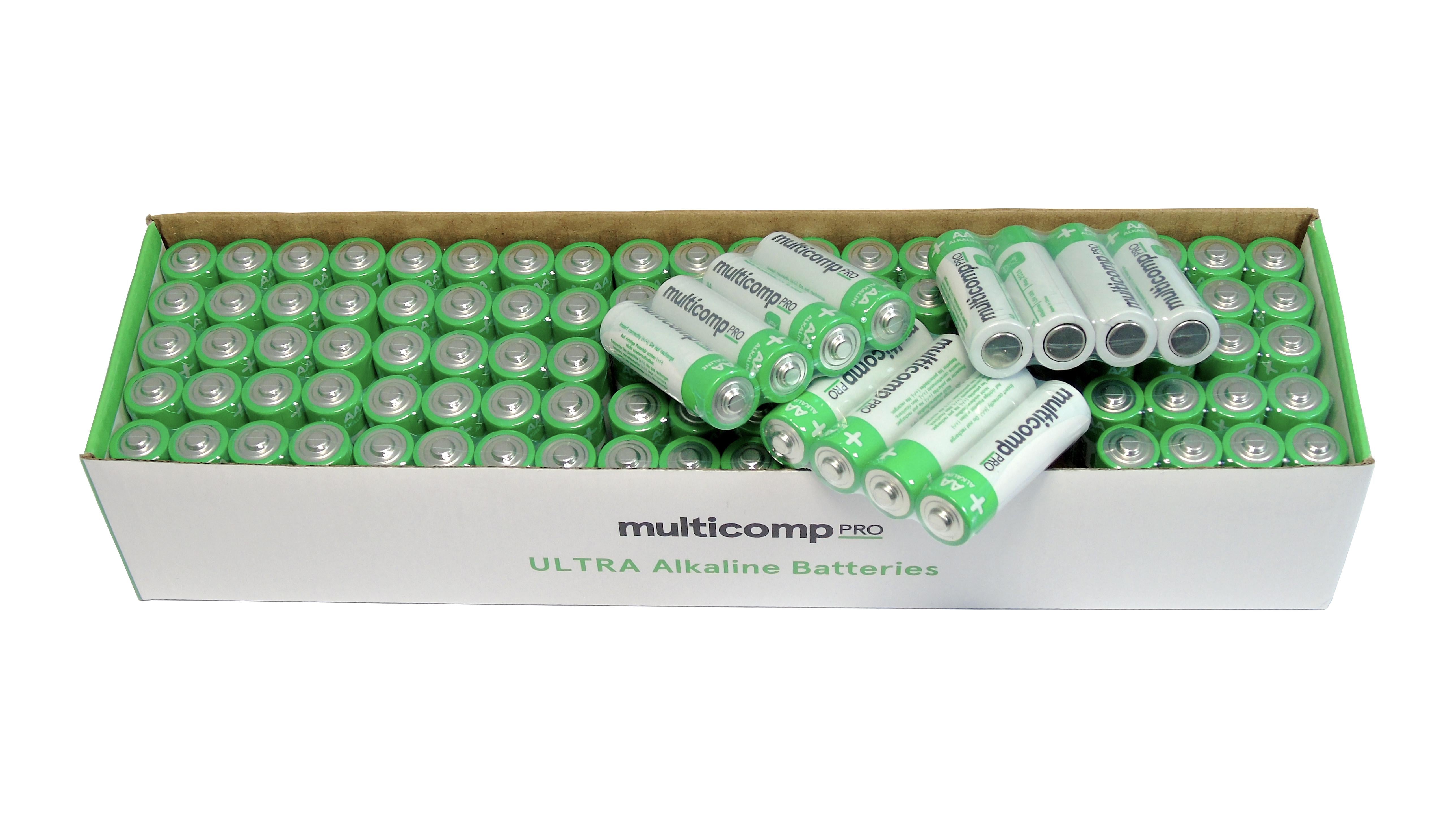 PSG91111 ALKALINE BATTERY, 1.5V, AA, 100PK MULTICOMP PRO