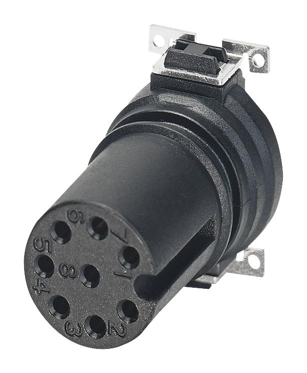 1411915 INSERT, FLUSH TYPE, M12, 8POS, SKT, SMD PHOENIX CONTACT