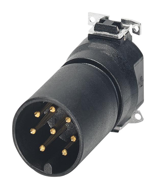 1411928 INSERT, FLUSH TYPE, M12, 8POS, PIN, SMD PHOENIX CONTACT