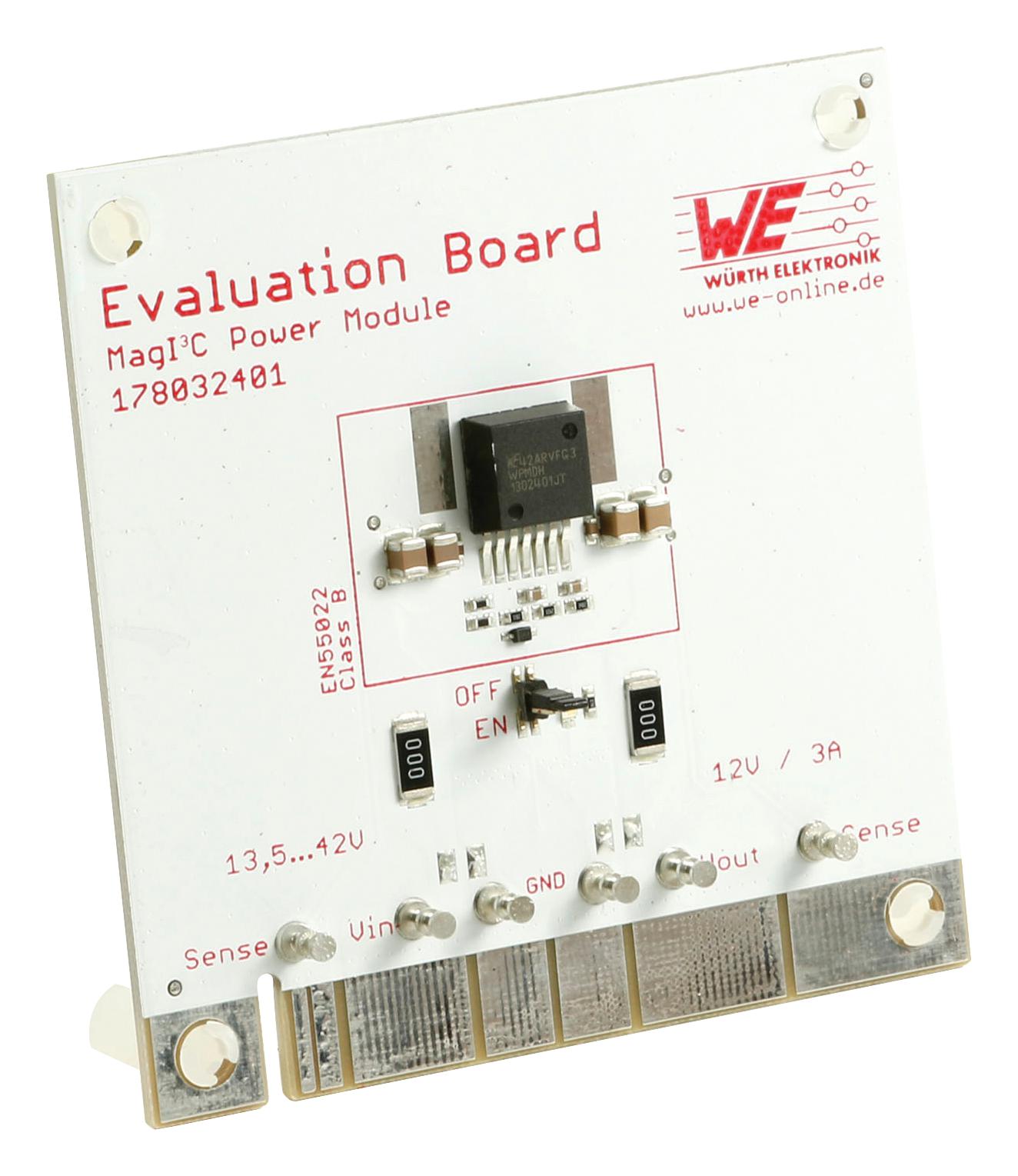 178032401 EVALUATION BOARD, ADJ SYNC BUCK REG WURTH ELEKTRONIK
