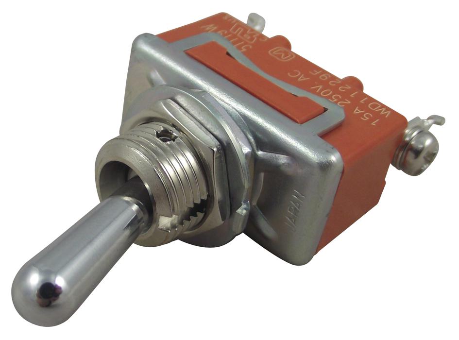 T115E-SULF TOGGLE SWITCH, SPDT, 15A, 250VAC PANASONIC