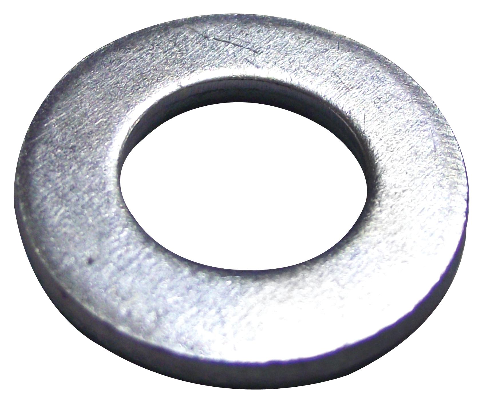 DM6-FASTWAZ100DIN125 PLAIN WASHER, STEEL, 6MM, 12MM, PK100 TR FASTENINGS