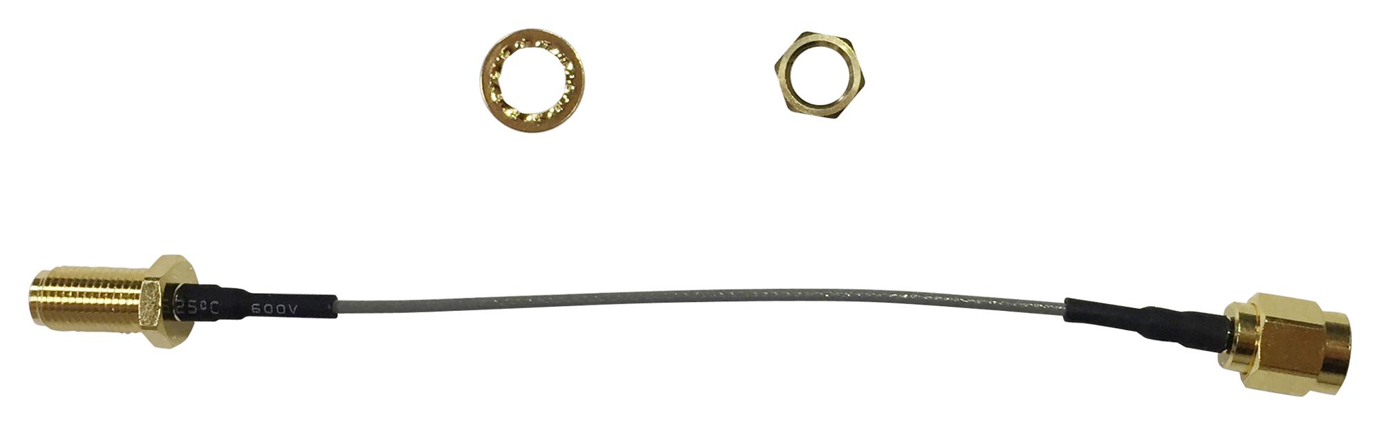 MC001046 RF COAX, RP SMA B/H JACK-ST PLG, 200MM MULTICOMP PRO