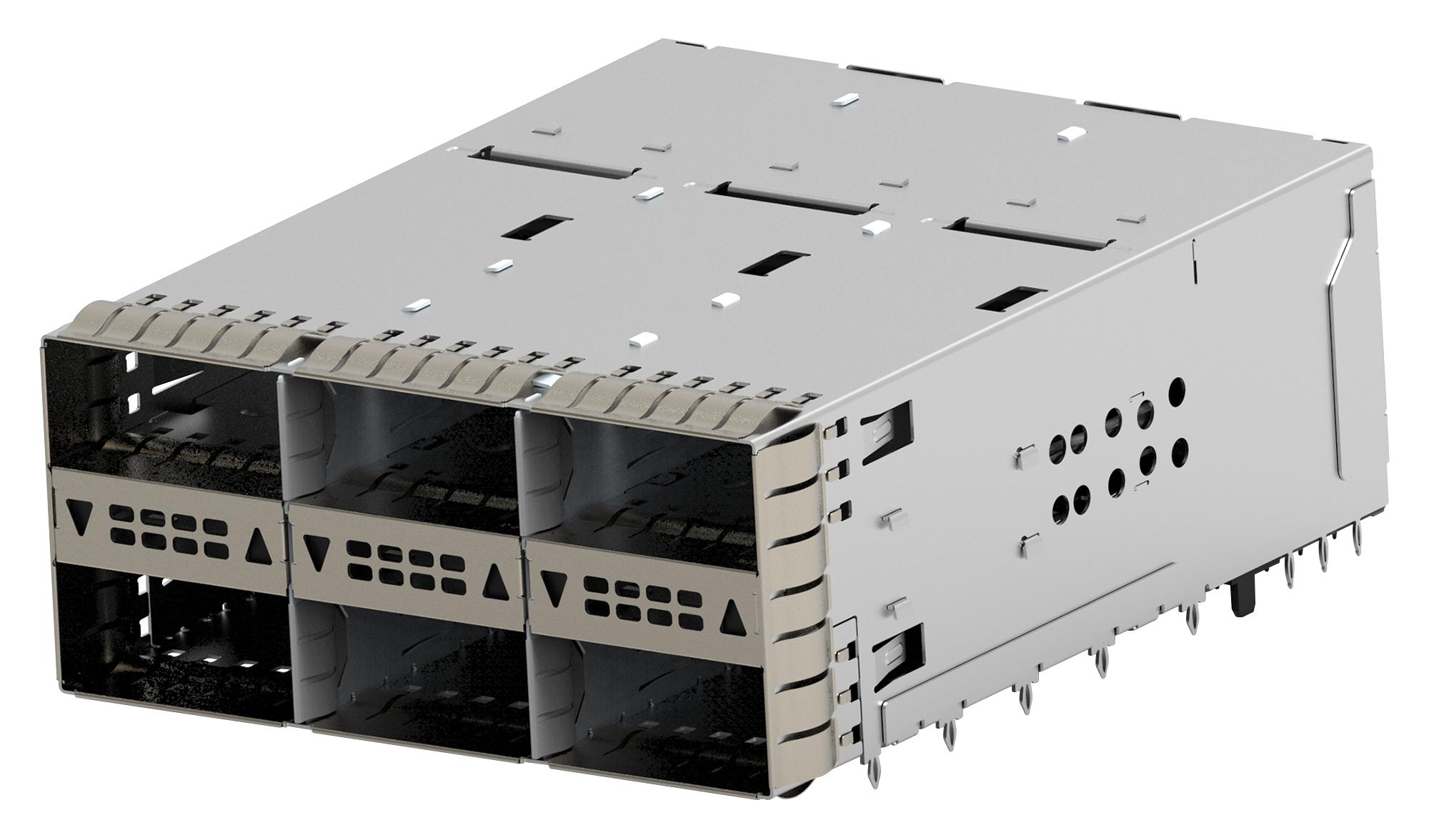 2227671-3 CONNECTOR, ZQSFP+, RCPT, 2X3PORT, 228POS TE CONNECTIVITY