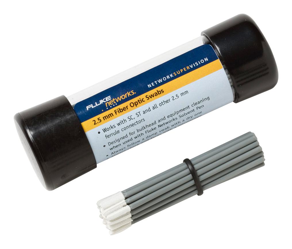 NFC-SWABS-2.5MM FIBRE OPTIC CLEANING SWAB, SC/ST, 2.5MM FLUKE NETWORKS