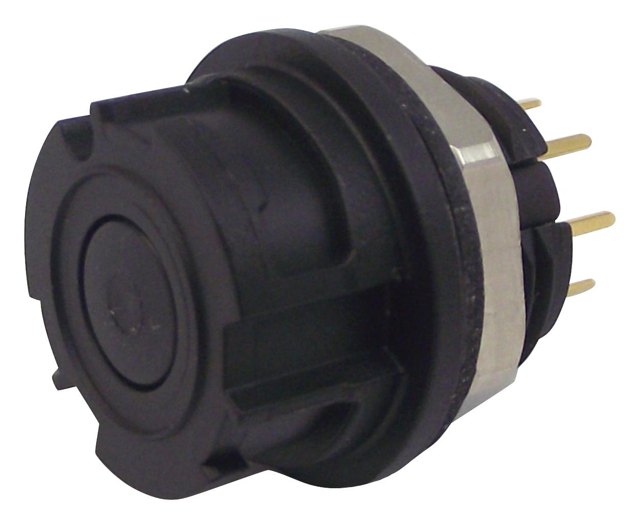 09-0774-090-08 INDUSTRIAL CIRCULAR, RCPT, 8POS, PANEL BINDER