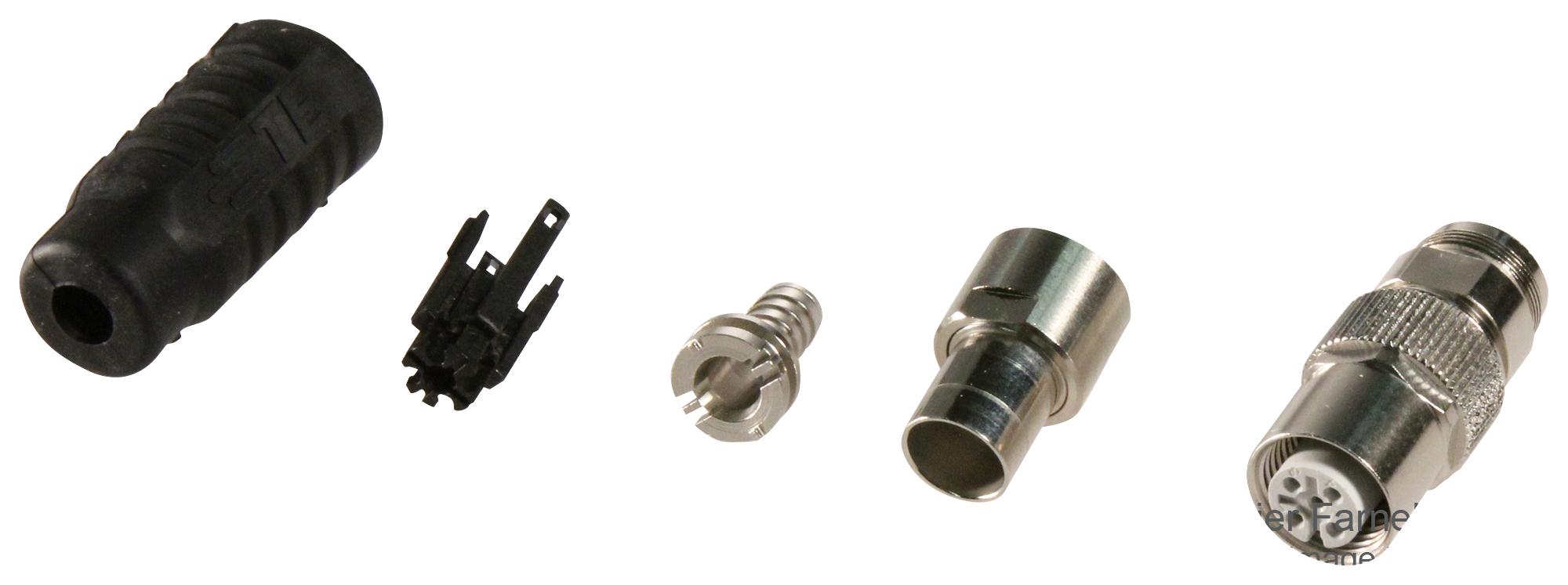 1-2823450-2 SENSOR CONNECTOR, M12, RCPT, 5POS TE CONNECTIVITY