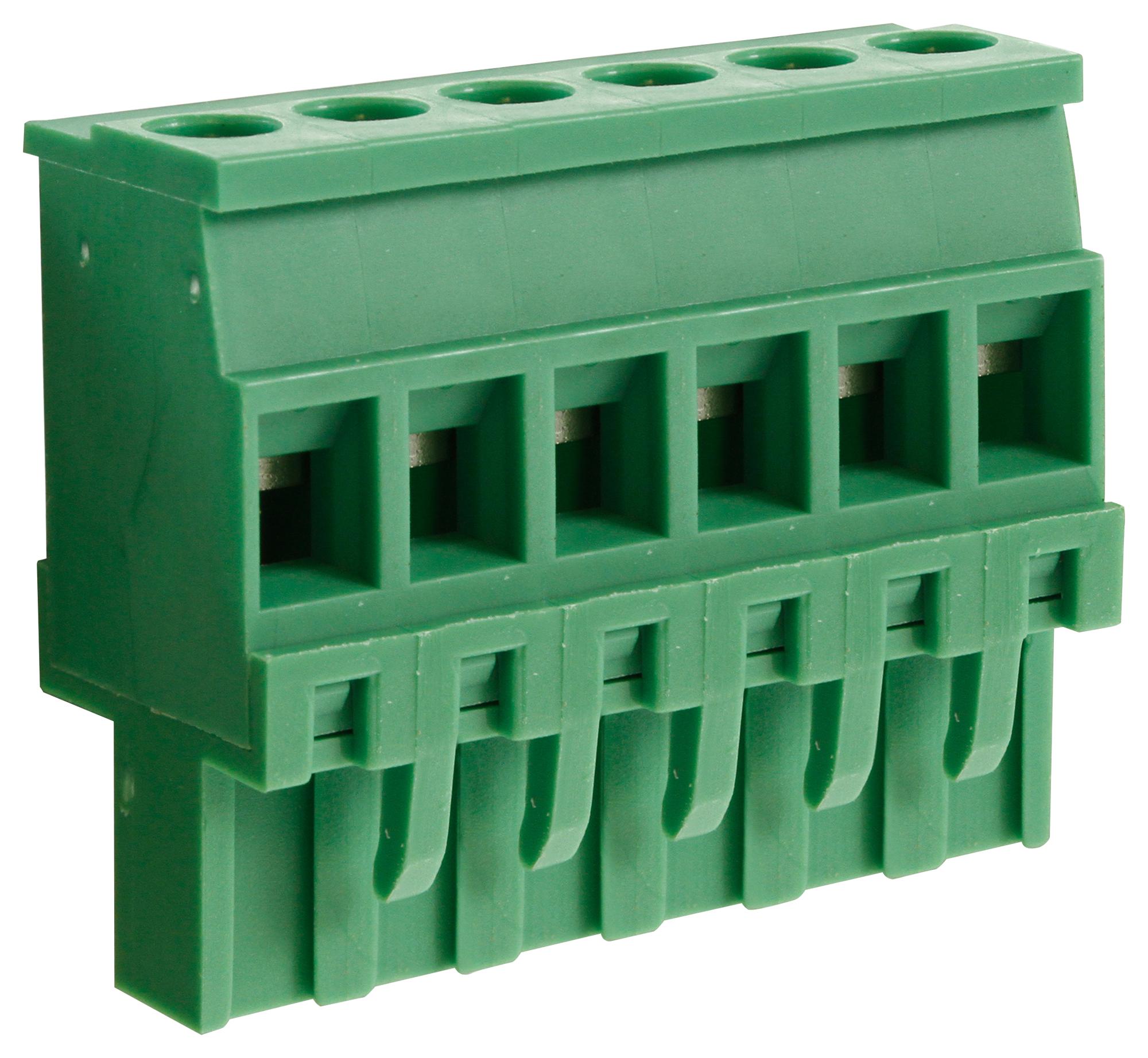 CTBP92VJ/6R TB, PLUGGABLE, 6POS, 28-14AWG CAMDENBOSS