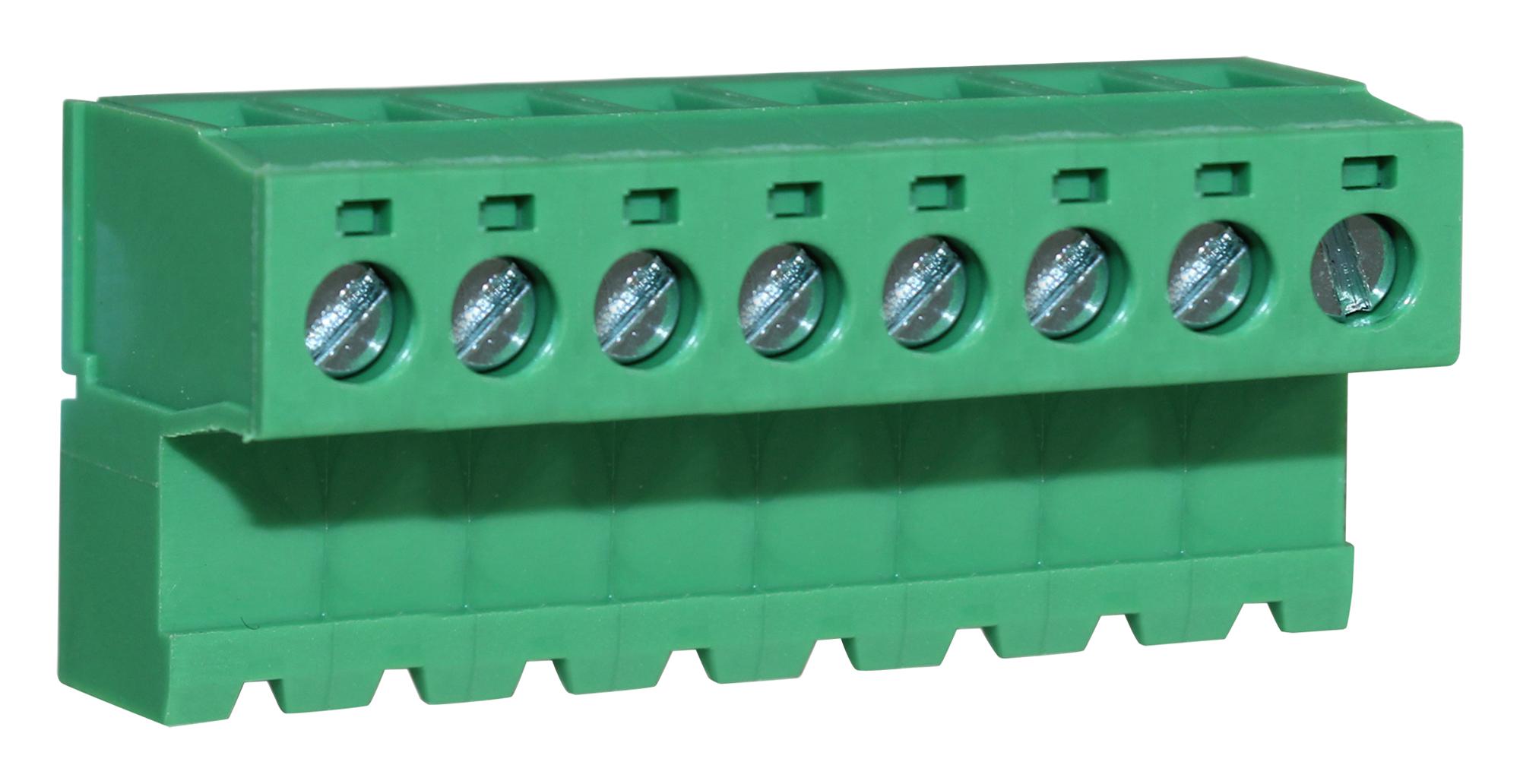 CTBP96HJ/8 SCREW TB TO MALE HEADER, 8POS, 28-14AWG CAMDENBOSS