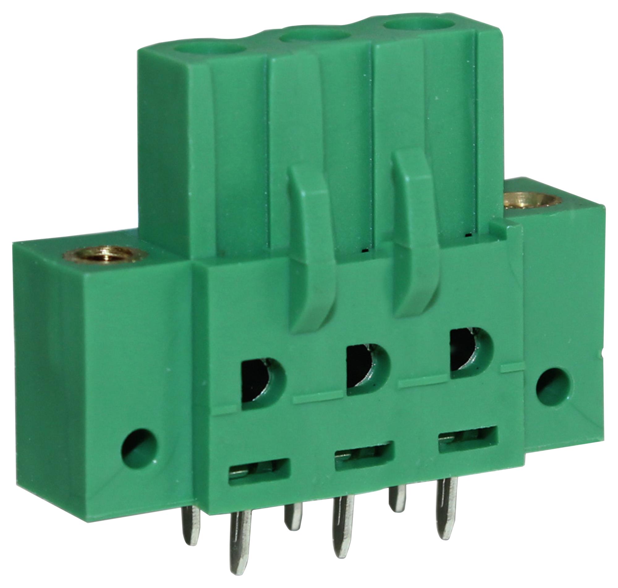 CTBP97VJ/3FL TERMINAL BLOCK, SOCKET, 3POS, R/A, TH CAMDENBOSS