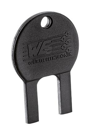 74271 FERRITE, SAFETY KEY, BLACK WURTH ELEKTRONIK