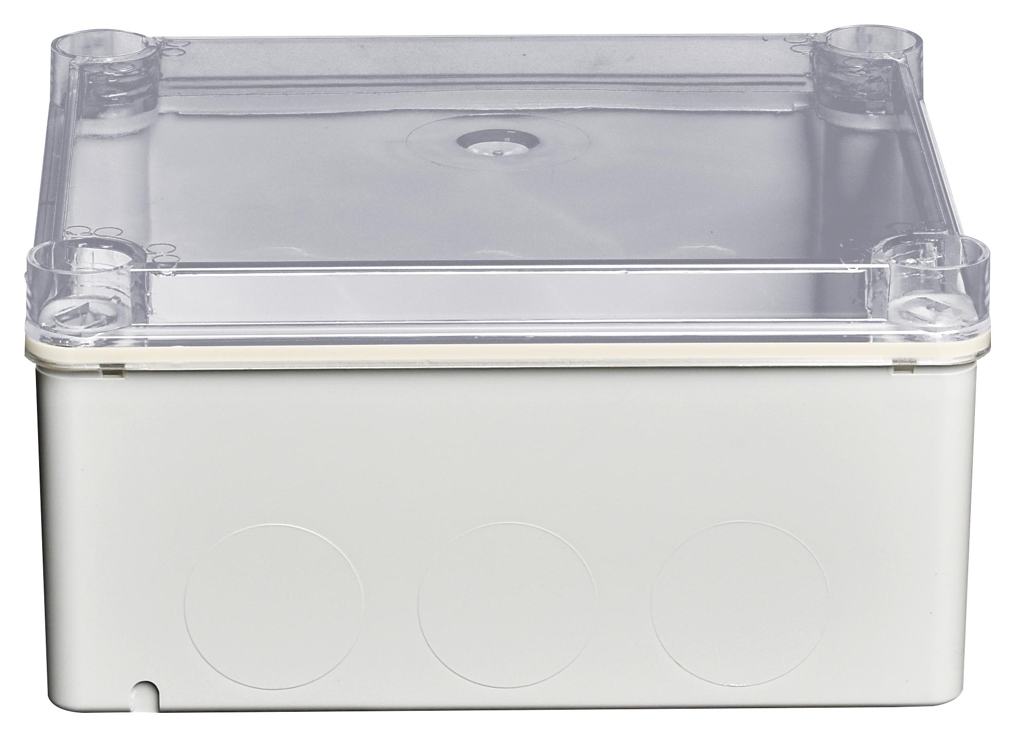 1SL0874A00 JUNCTION BOX, IP55, PLASTIC, GREY/CLEAR ABB