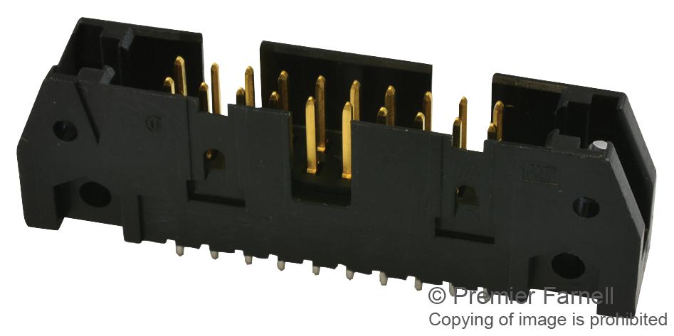 5102154-4 CONNECTOR, HEADER, 20POS, 2ROW, 2.54MM AMP - TE CONNECTIVITY