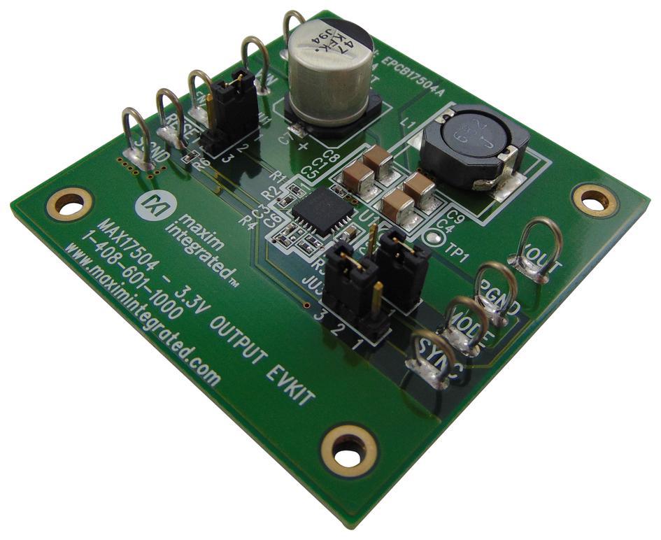 MAX17504EVKITA# EVALUATION BOARD, SYNC BUCK CONVERTER MAXIM INTEGRATED / ANALOG DEVICES