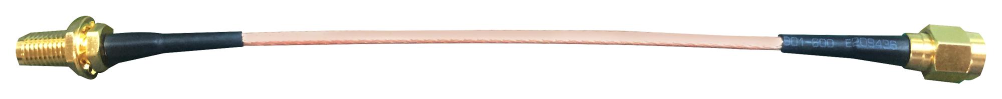 MC001057 RF CABLE ASSEMBLY, SMA PLUG-JACK, 152MM MULTICOMP PRO