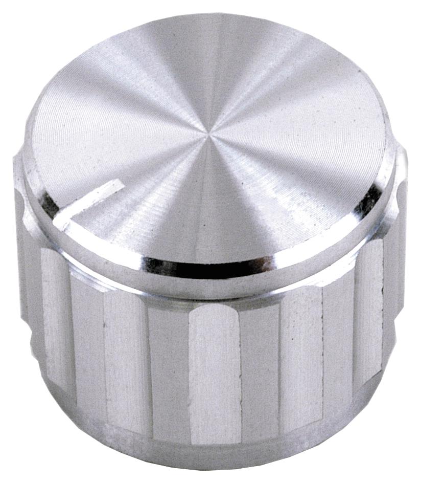 MC21030 ROUND KNURLED KNOB, 20MM, ALUMINIUM MULTICOMP
