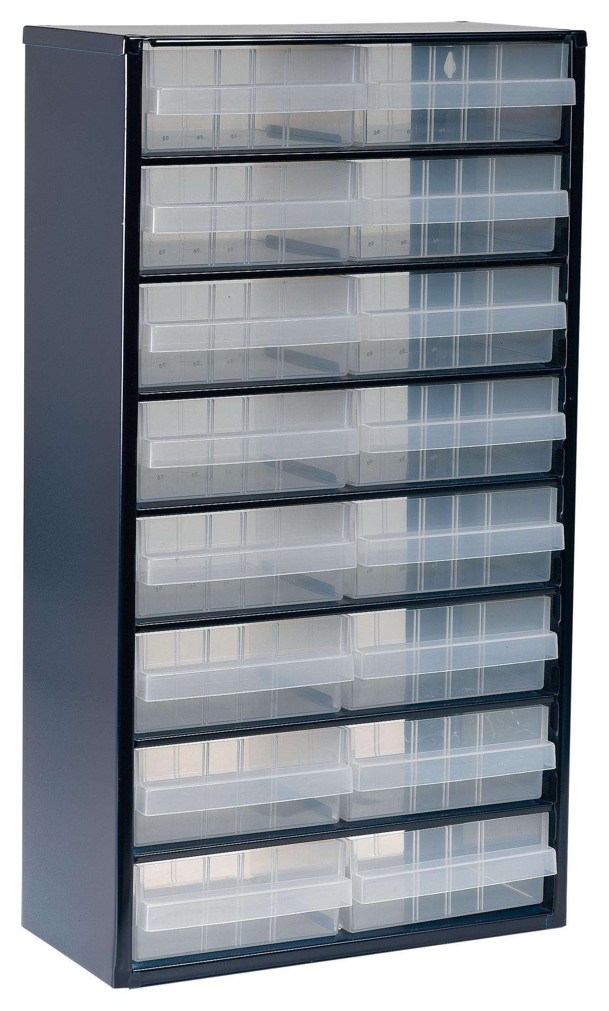 137423 CABINET, STORAGE, 16 DRAWER, STEEL RAACO