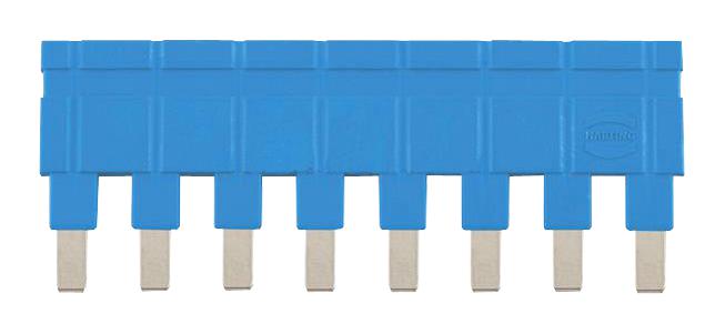 09330009847 JUMPER, 8POS, 16A, 6.7MM, BLUE HARTING
