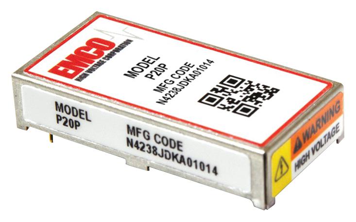 P12N DC-DC CONVERTER, 1 O/P, -1.2KV, 2UA XP POWER