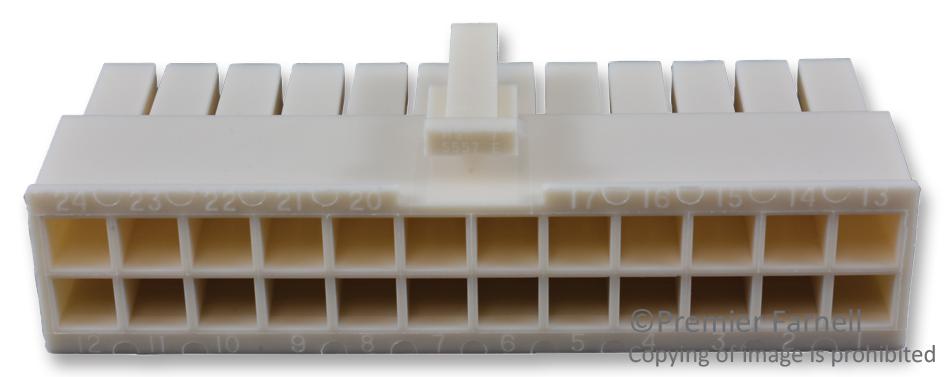 39-01-2245... CONNECTOR HOUSING, RCPT, 24POS MOLEX