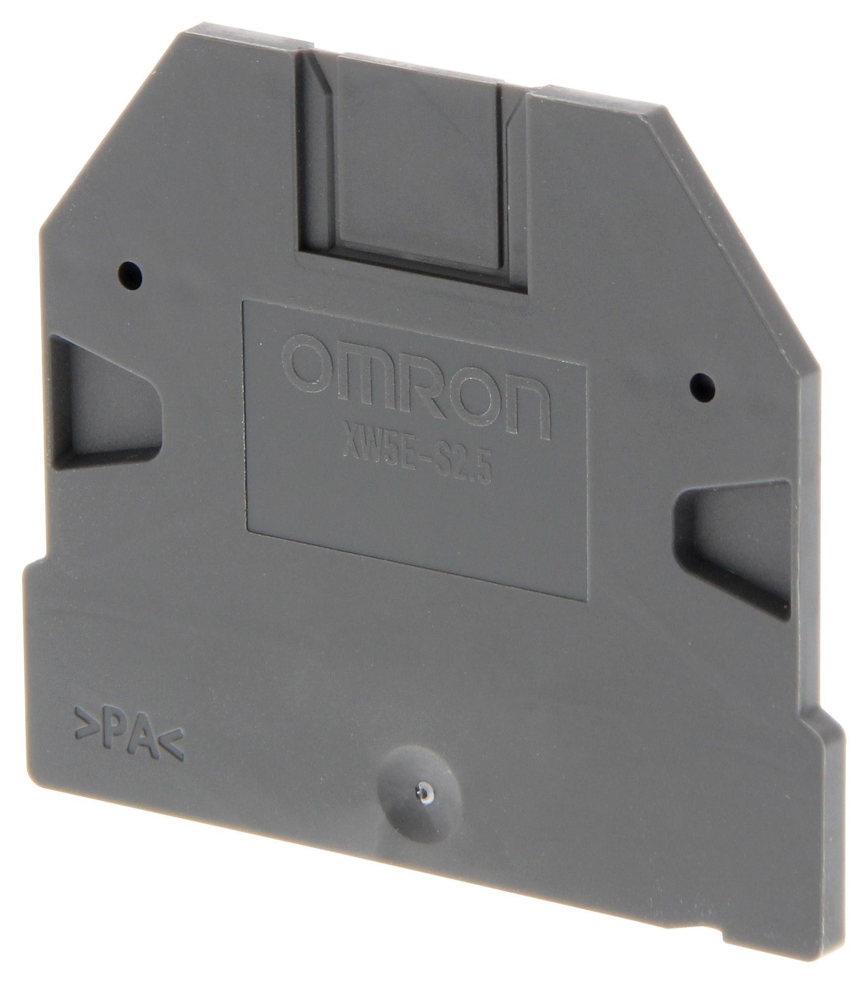 XW5E-S4.0-2.2-1 END COVER, DIN RAIL TERMINAL BLOCK OMRON