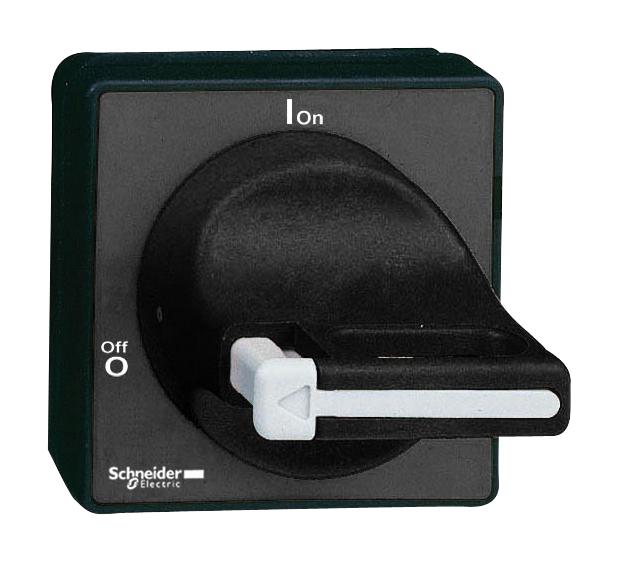 KAF1PZ ROTARY HANDLE/FRONT PLATE, 60X60MM, BLK SCHNEIDER ELECTRIC