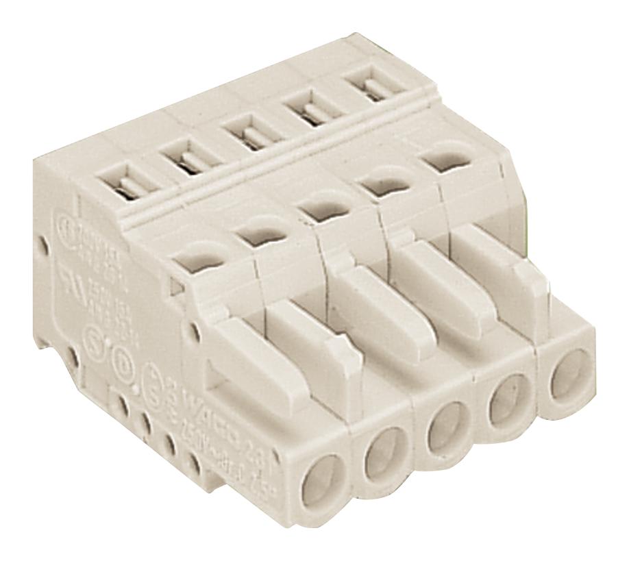 0721-0104/0026-0000/RN01-0000 TERMINAL BLOCK, PLUGGABLE, 4POS, 12AWG WAGO