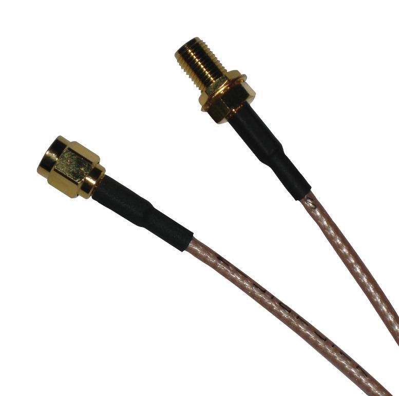 135110-01-12.00 RF CABLE ASSEMBLY, SMA JACK/PLUG, 305MM AMPHENOL RF