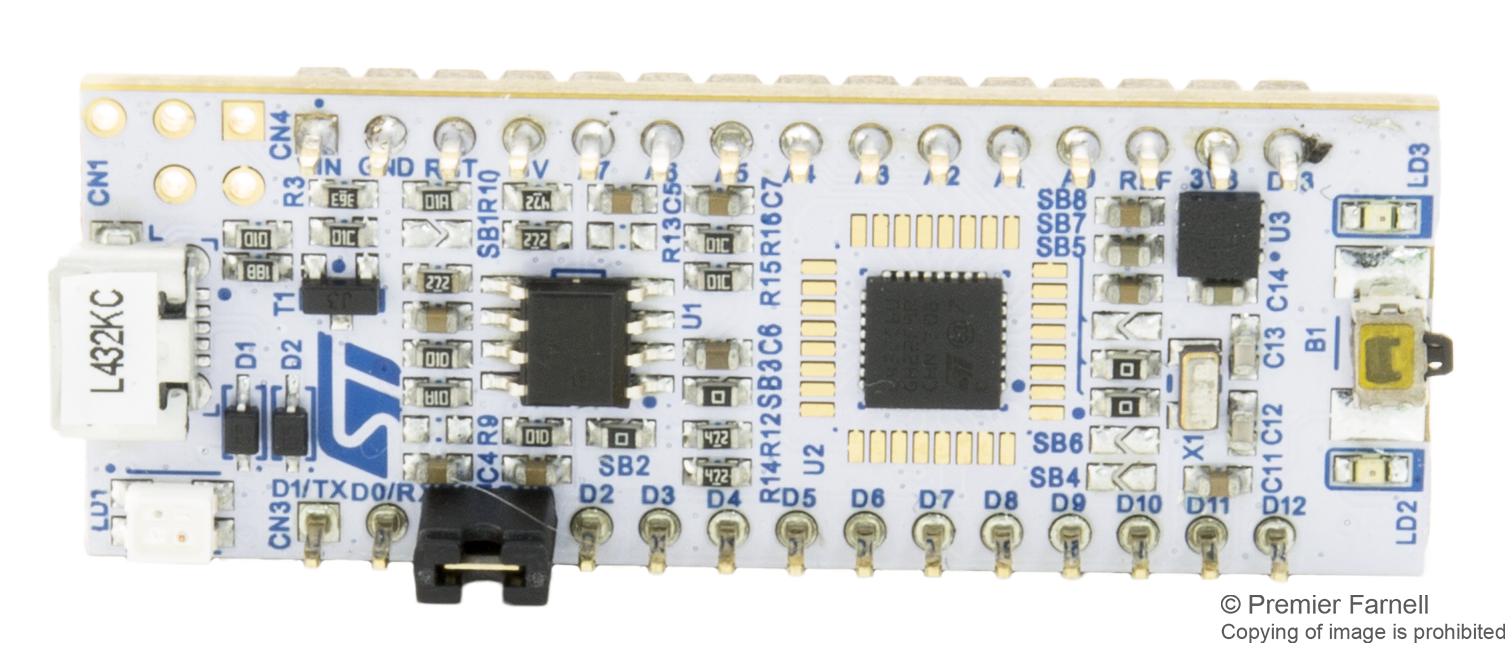 NUCLEO-L432KC DEV BOARD, NUCLEO-32 STMICROELECTRONICS