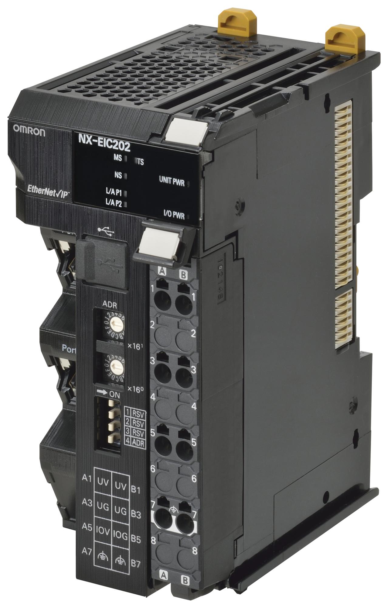 NX-EIC202 ETHERNET/IP COMM COUPLER UNIT, 24VDC OMRON