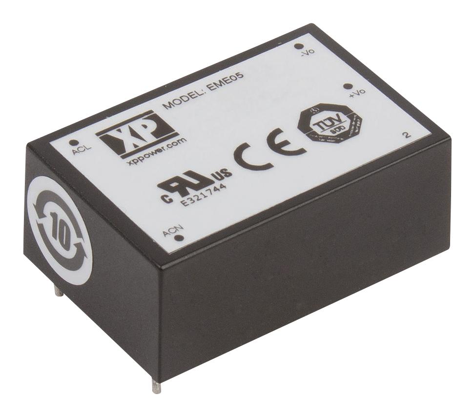 EME05US15 PSU, AC-DC, MEDICAL, 15V, 0.333A XP POWER