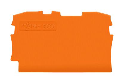 2000-1292 END & INTERMEDIATE PLATE, DIN RAIL TB WAGO