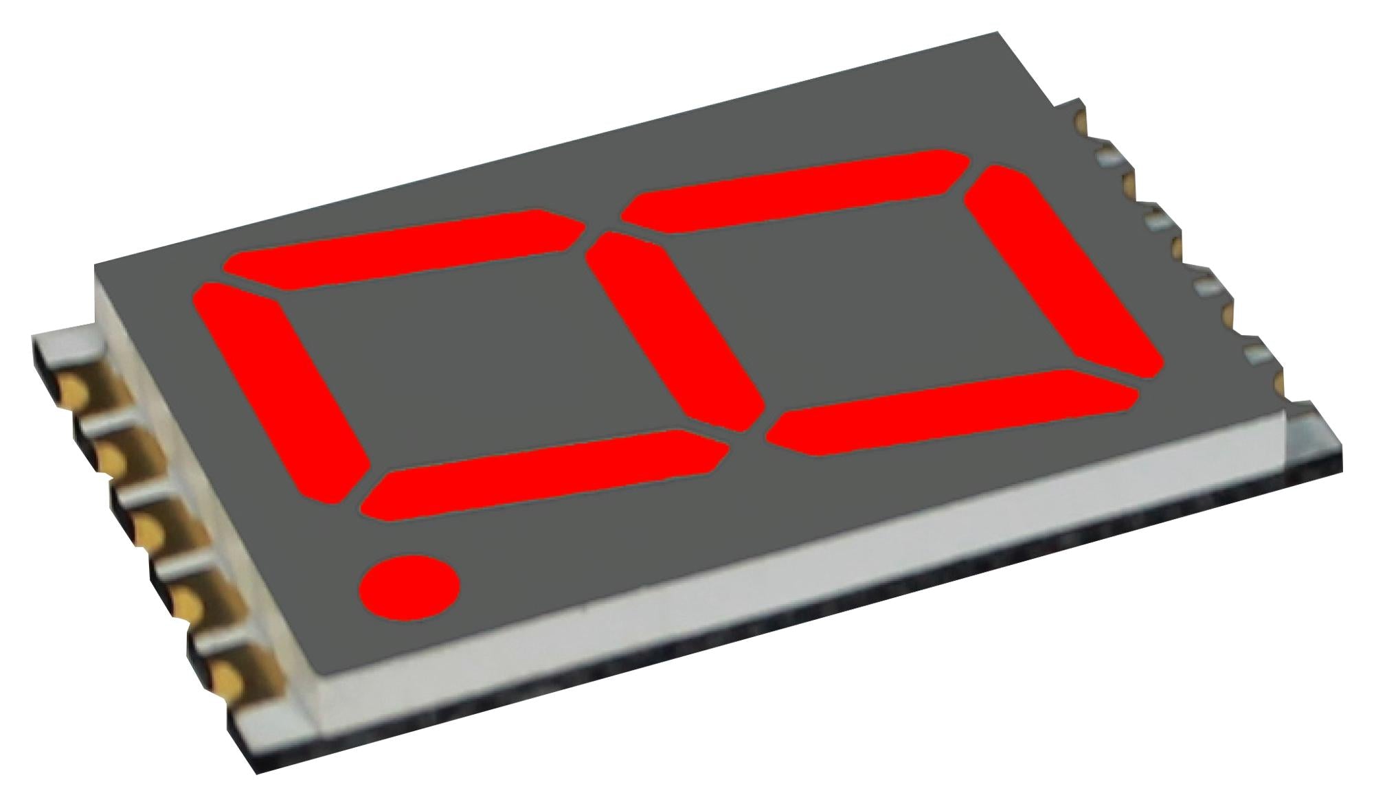 DSM7UA70101 DISPLAY, SEVEN SEGMENT, 14.22MM, RED VCC (VISUAL COMMUNICATIONS COMPANY)