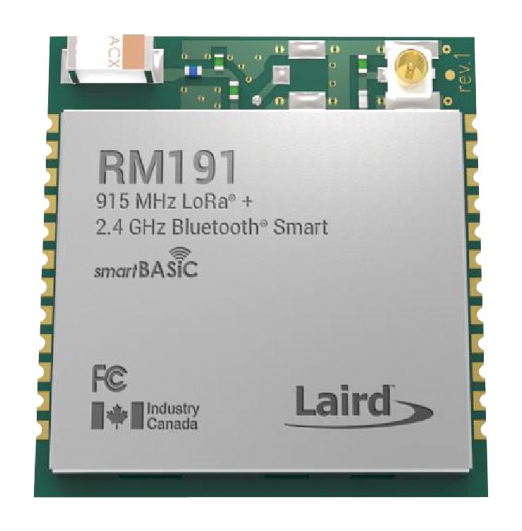 RM191-SM-01 LORA+BLUETOOTH MOD, 902-928MHZ, 21.9KBPS LAIRD CONNECTIVITY