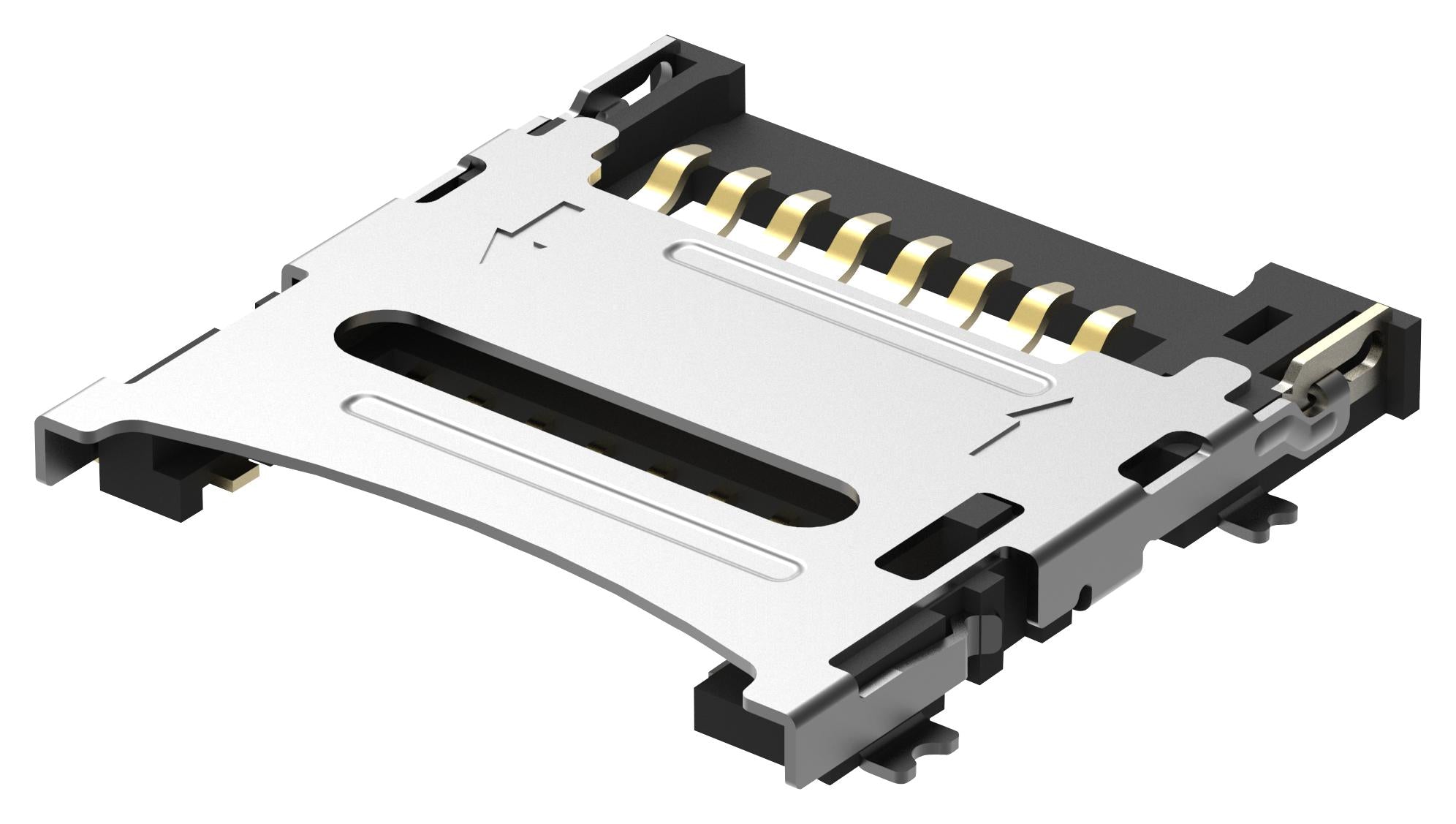 MEM2067-02-180-00-A MEMORY CARD CONNECTOR, 8POS GCT (GLOBAL CONNECTOR TECHNOLOGY)