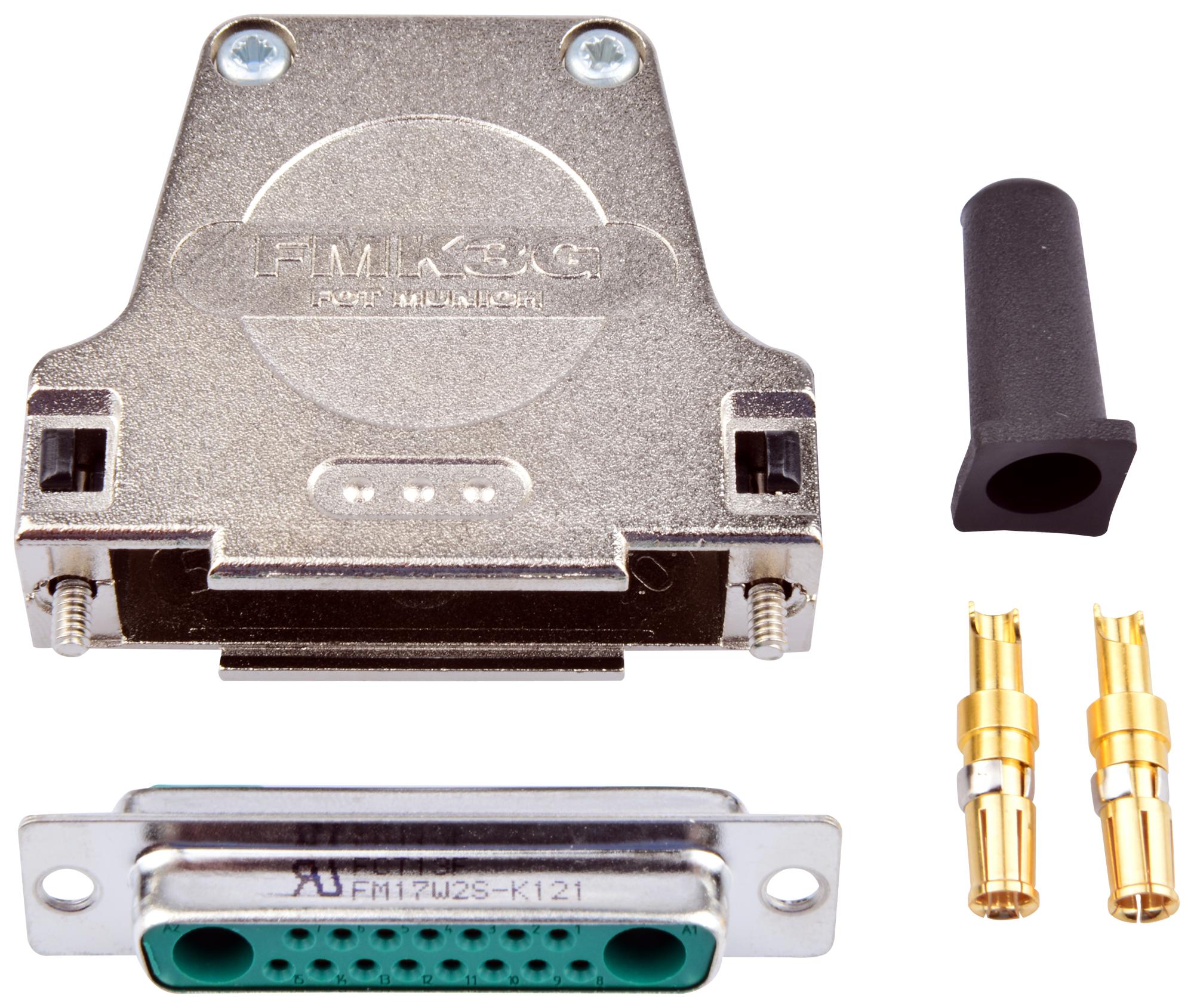 173114-0088 COMBO D-SUB CONN, RCPT, DB-17W2, SOLDER MOLEX / FCT