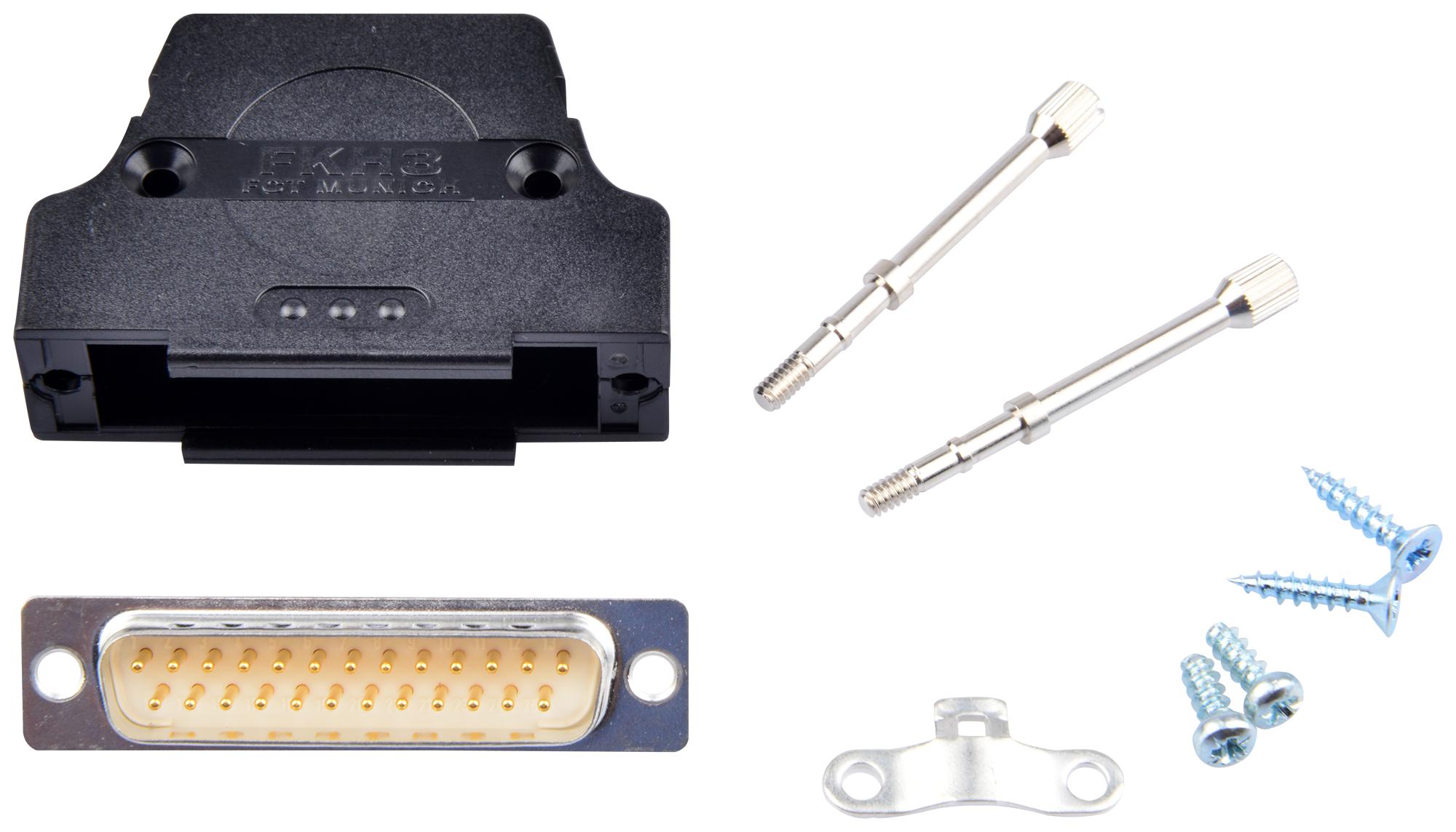173114-0093 D SUB CONN, PLUG, 25POS, SOLDER MOLEX / FCT