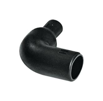 411-81480 HEAT-SHRINK BOOT, RIGHT ANGLE, 12MM, BLK HELLERMANNTYTON
