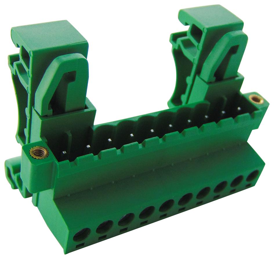 CTBPD96HJ/10FL TERMINAL BLOCK, DIN RAIL, 10POS, 14AWG CAMDENBOSS