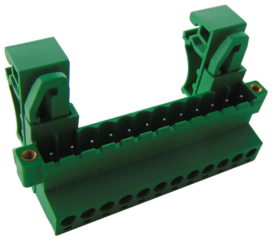 CTBPD96HG/12FL TERMINAL BLOCK, DIN RAIL, 12POS, 14AWG CAMDENBOSS