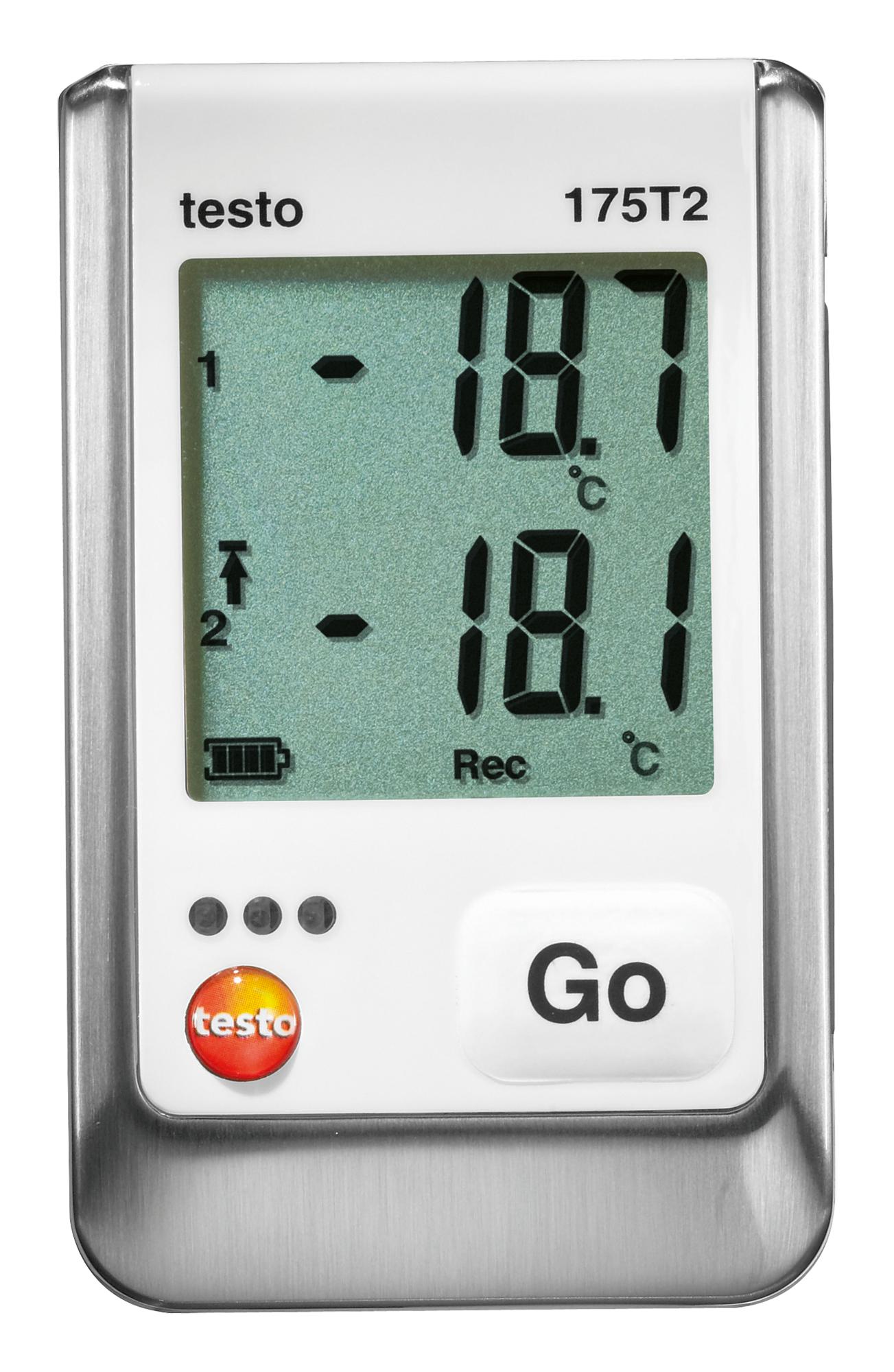 TESTO 175-T2 DATA LOGGER, TEMP, -35 TO 55 DEG TESTO