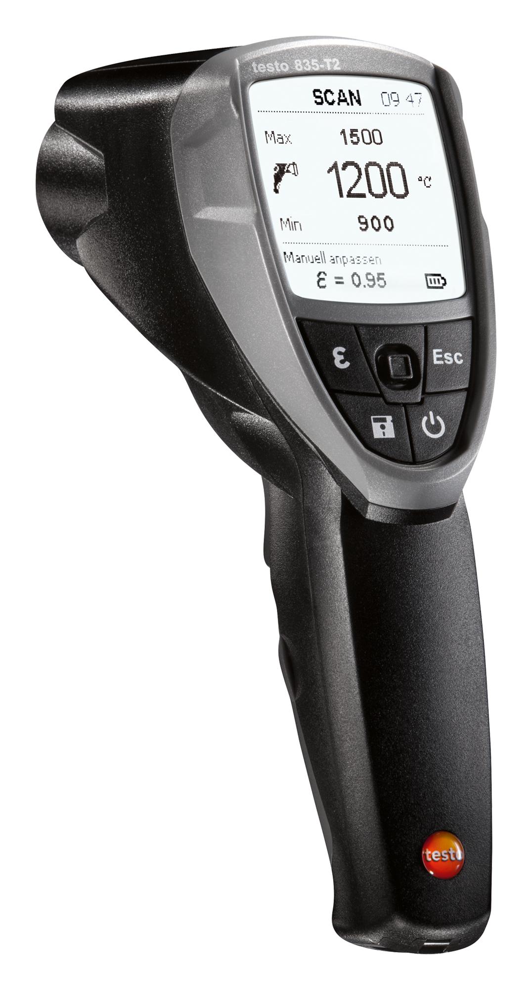 TESTO 835-T2 INFRARED THERMOMETER, -10 TO 1500 DEG TESTO