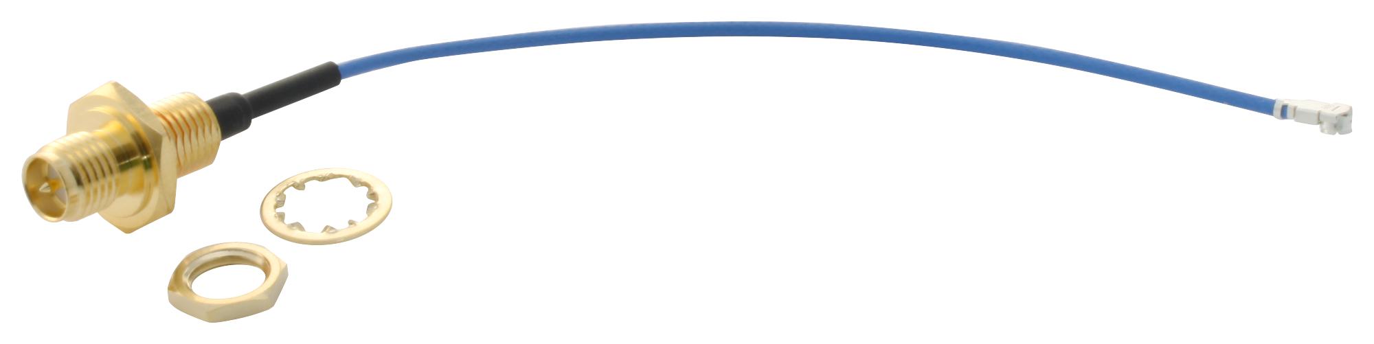 MC001503 RF CABLE ASSY, SMA JACK-U.FL PLUG, 200MM MULTICOMP PRO