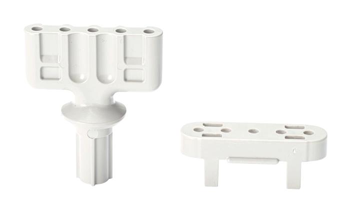 QB-FN1-Q FIVE NAIL HOLDER, 1-INCH, ABS, WHITE PANDUIT